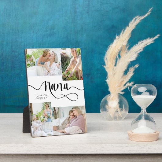 Nana Calligraphie 4 Photo Tabletop Plaque (Côté)