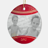Nana Christmas Photo Lijst Keramisch Ornament (Links)