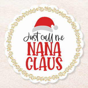 Nana Claus-56768 Kartonnen Onderzetters