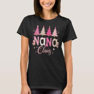 Nana Claus Kerstfamilie komt overeen met Pasen Lig T-shirt