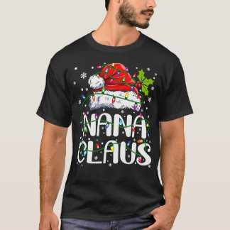 Nana Claus kerstlampjes Pajama Family Matchin T-shirt