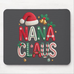 Nana Claus Kerstman Oma Familie Bijpassende Kerstt Muismat