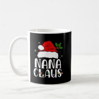 Nana Claus Shirt Kerstmis Pajama Familie komt over Koffiemok