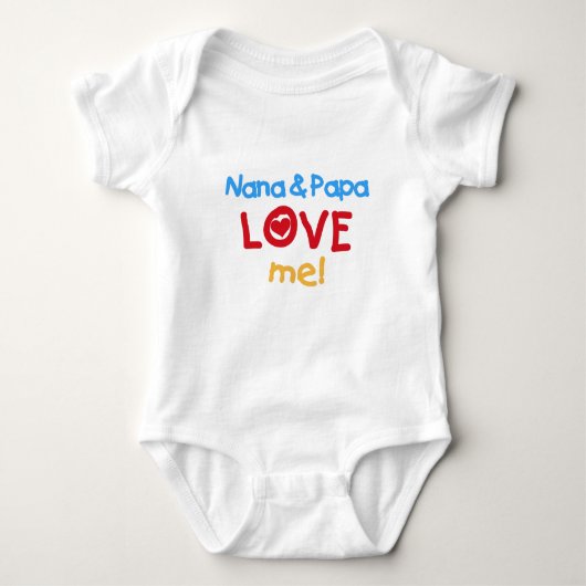 Nana en Papa Love Me Romper (Voorkant)