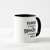 Nana Est Mon Nom Spoiling Is My Game - Drôle Mug (Devant droit)
