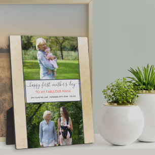 Nana First Moederdag - 2 Persoonlijke foto Fotoplaat