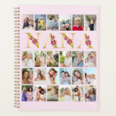 Nana Floral Gold Letters 24 Collage photo vertical (Devant)