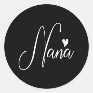 Nana for Women Grandma Moederdag Kerstmis Ronde Sticker