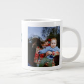 Nana Foto sky blue text Moederdag Extra Grote Beker (Rechts)