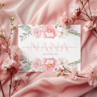 Nana gepersonaliseerde bloemen Wenskaart