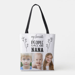 NANA GEPERSONALISEERDE FOTO CANVAS TAS VOOR OMA