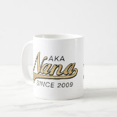 Nana Grand-mère Mug "AKA Nana depuis..." (Devant gauche)