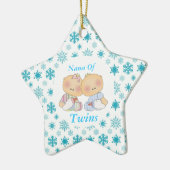 Nana Grandma of Twins Star Ornament Gift (Links)