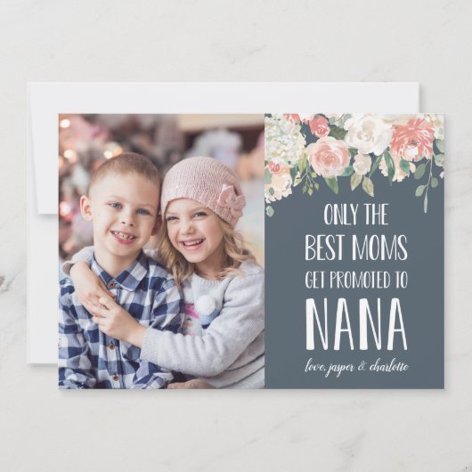 Nana Grandmoeder Moederdag Flat Photo Card (Voorkant)