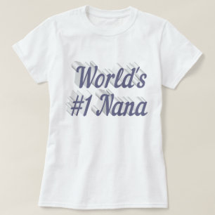 Nana grijze tekst t-shirt