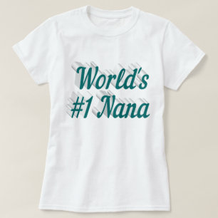 Nana groene tekst t-shirt