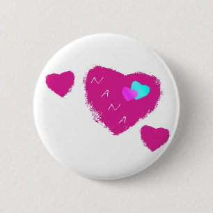 Nana Hearts Pin Ronde Button 5,7 Cm
