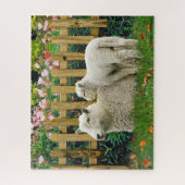 "Nana & Her Lamb" Jigsaw Puzzle (Vertical)
