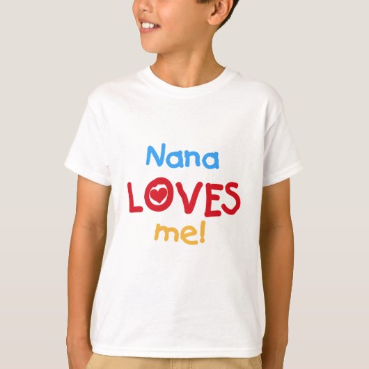 Nana houdt van me T-shirts en cadeautjes (Voorkant)