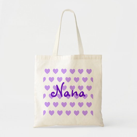 Nana in het Paars Tote Bag (Voorkant)