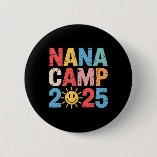 Nana Kamp 2025 Gezinsvakantie Zomer Kamp Kamperen Ronde Button 5,7 Cm