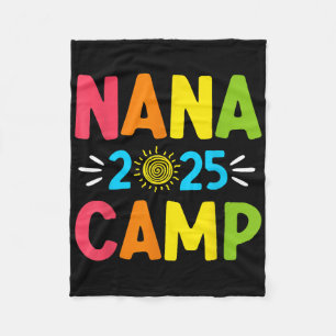 Nana Kamp 2025 Gezinsvakantie Zomer Kampeerploeg Fleece Deken