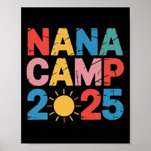 Nana Kamp 2025 Gezinsvakantie Zomer Kampeerploeg Poster