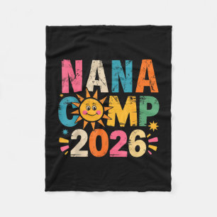 Nana-kamp 2026 gez familie vakantie zomer kampeer  fleece deken