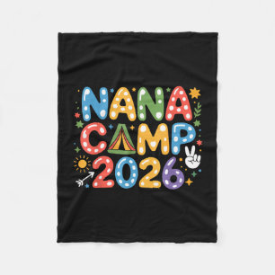Nana-kamp 2026 kampeerploeg familie vakantie zomer fleece deken