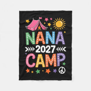 Nana kamp 2027 familie vakantie zomer kampeer crew fleece deken