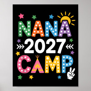 Nana kamp 2027 gez familie vakantie zomer kampeer poster