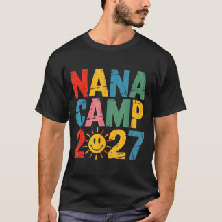 Nana-kamp 2027 gez familie vakantie zomer kamperen t-shirt