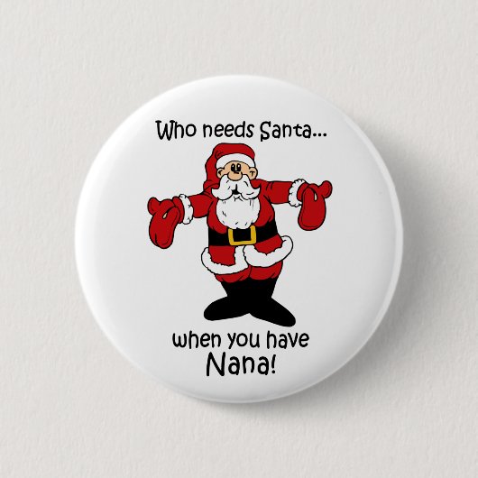 Nana-kerstknop Ronde Button 5,7 Cm (Voorkant)