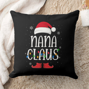 Nana Kerstman Hoed Met Xmas Licht Kerstmis Kussen