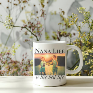 Nana Leven Best Leven Aangepaste Foto Koffiemok