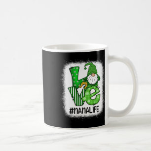 Nana Love St Patricks Day Gebleekte Gnome Lucky Koffiemok