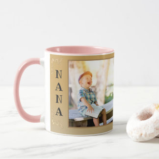 Nana Love You Rustic  Text Photo Template Mok