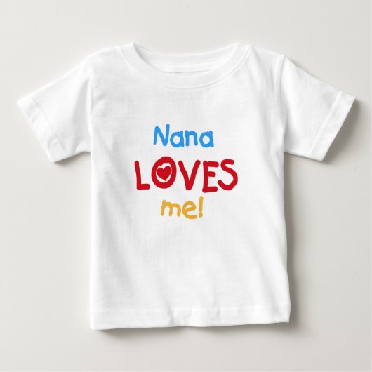 Nana Loves Me T-shirts en geschenken (Voorkant)