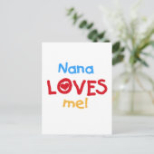 Nana Loves Me T-shirts en geschenken Briefkaart (Staand voorkant)