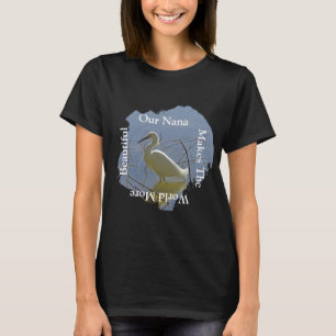 Nana maakt Werelderige Witte Groot T-shirt