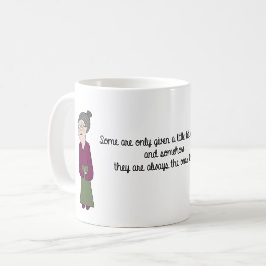 Nana Néné, intelligence Koffiemok (Voorkant links)