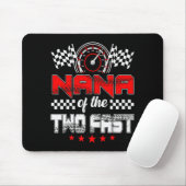 Nana Of The Two Fast Second Birthday Racing Car Fa Muismat (Met muis)
