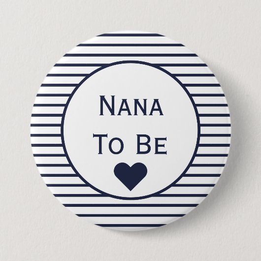 Nana om Baby shower Button te zijn (Voorkant)