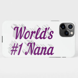Nana paarse tekst iPhone case iPhone 11Pro Max Hoesje