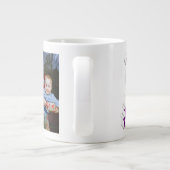 Nana Photo paarse text Moederdag Extra Grote Beker (Achterkant)