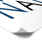 Nana Poster (bleu) (Coin)