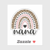 Nana Rainbow, Gift for Grandma Grandmoeder Sticker (Vel)