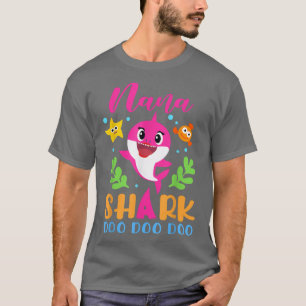 Nana Shark Nana Shark Lover Family Moederdag 59 T-shirt