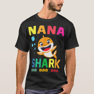 Nana Shark Nana Shark Lover Family Moederdag T-shirt