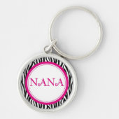 Nana Sleutelhanger - Zebra Style (Voorkant)